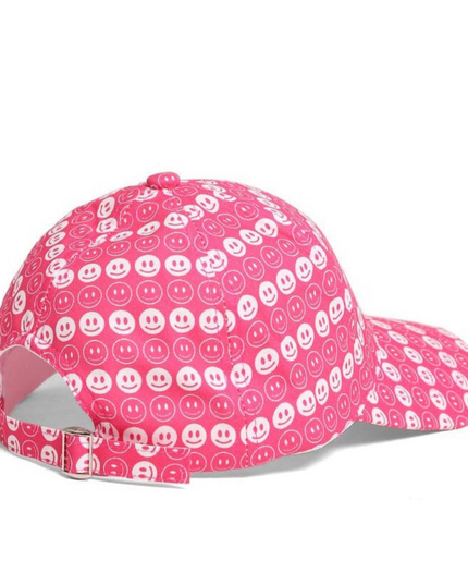Hat Happy Face Pink