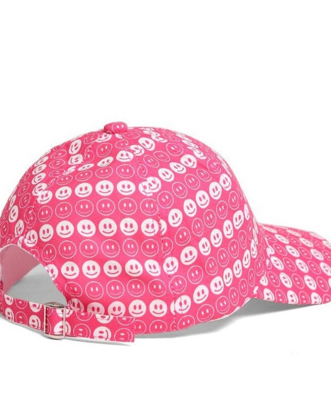 Hat Happy Face Pink