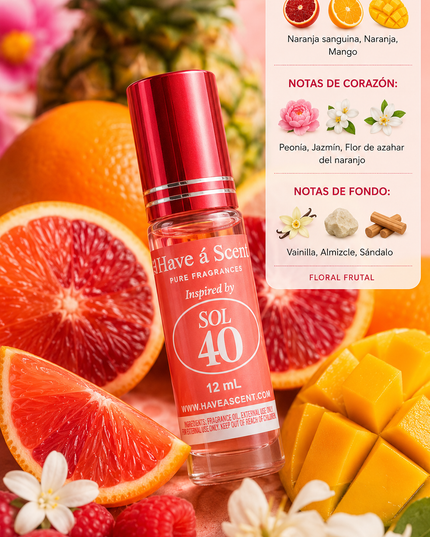 Perfume “SOL 40” en Aceite 🤍 (ORIGINAL) 🧡