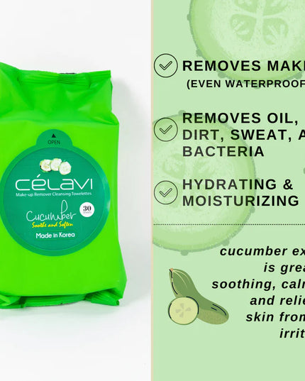 CELAVI - Makeup Remover 30Wipes