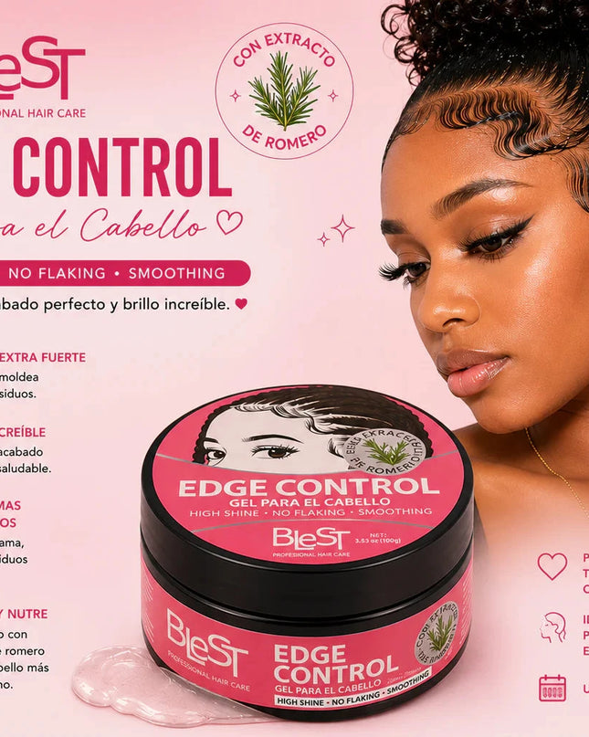 BLEST - EDGE CONTROL GEL PARA EL CABELLO (EXTRACTO DE ROMERO) 🌿