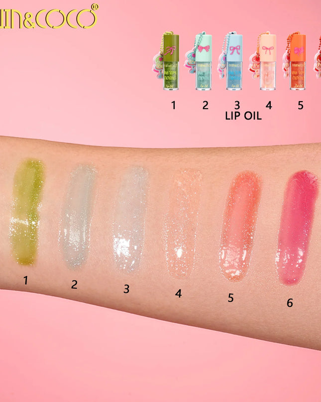 KEVIN AND COCO - LIP OIL BEBIDAS 🍸💚