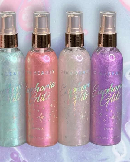 XIME BEAUTY - Euphoria Glitz Setting Spray de Brillos (Face, Hair, Body)