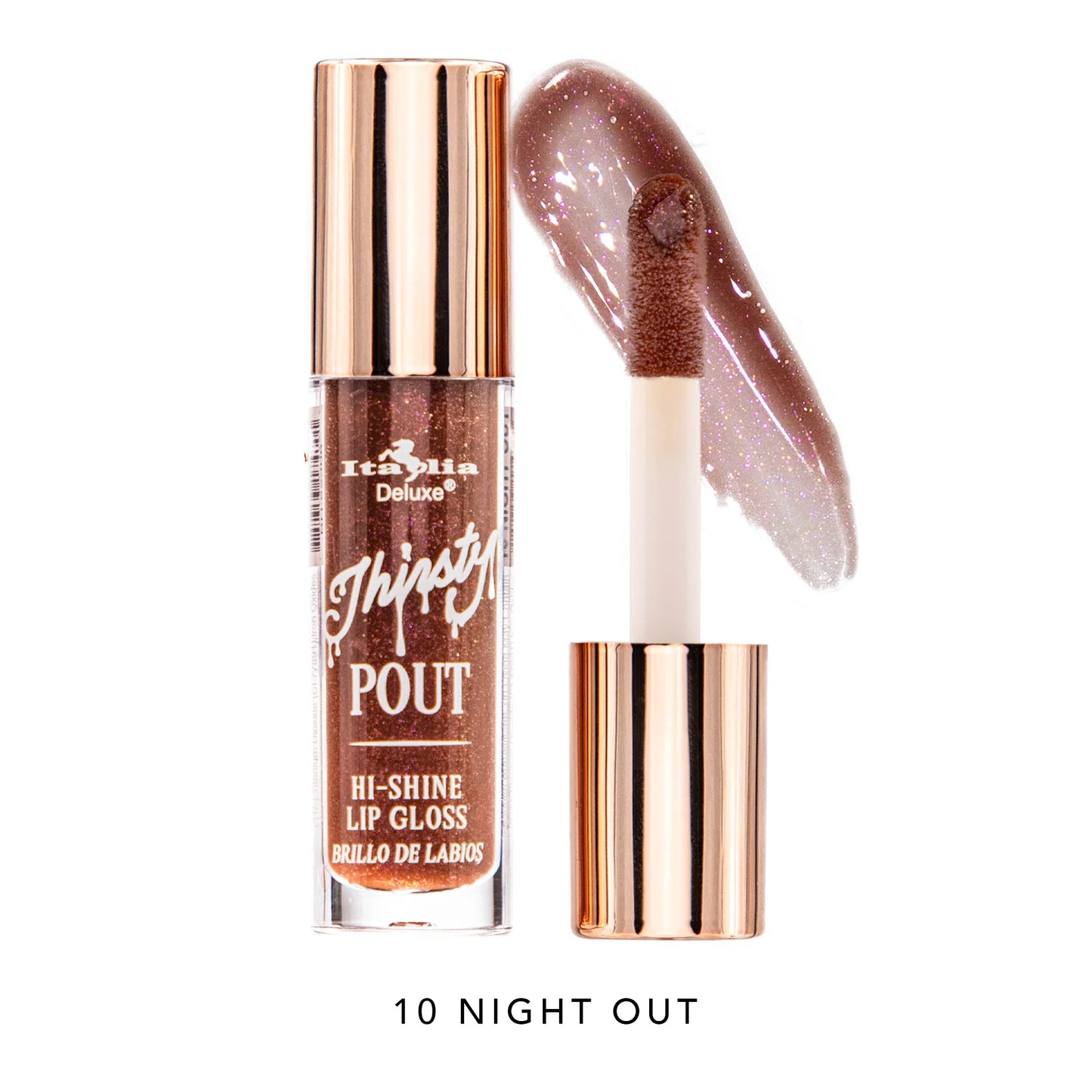ITALIA DELUXE - THIRSTY POUT / POUT HI-SHINE GLOSS