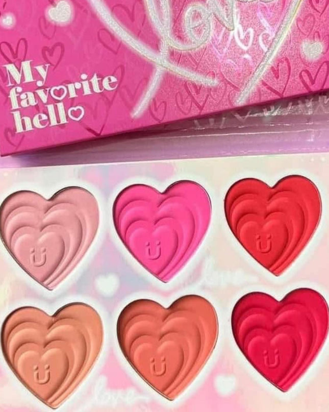 My Favorite Hello Love Blush Palette ♥️