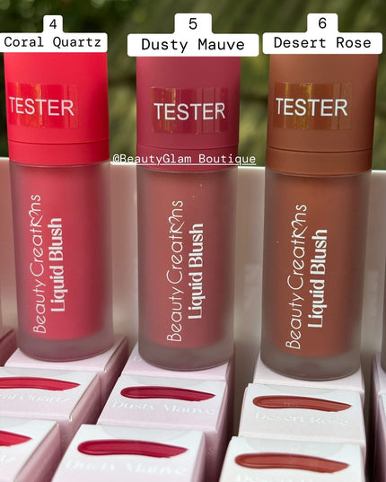 BEAUTY CREATIONS - Blush Líquidos Infusidos con Vit. E