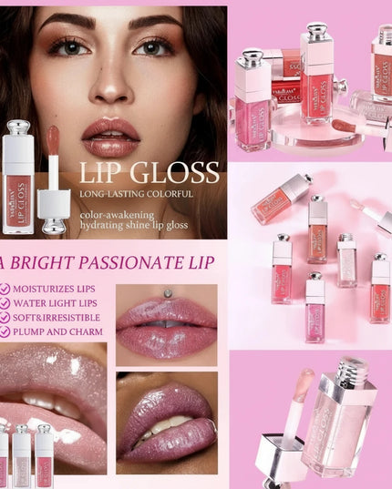 LIPGLOSS Long Lasting Colorful Glitter