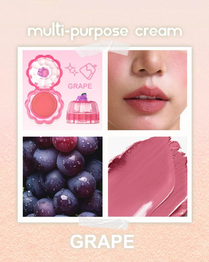 KEVIN AND COCO - DELICIOSAS GELATINAS BLUSH + LIP CREMOSO MULTI-USO 🍓🍑🍍🍇