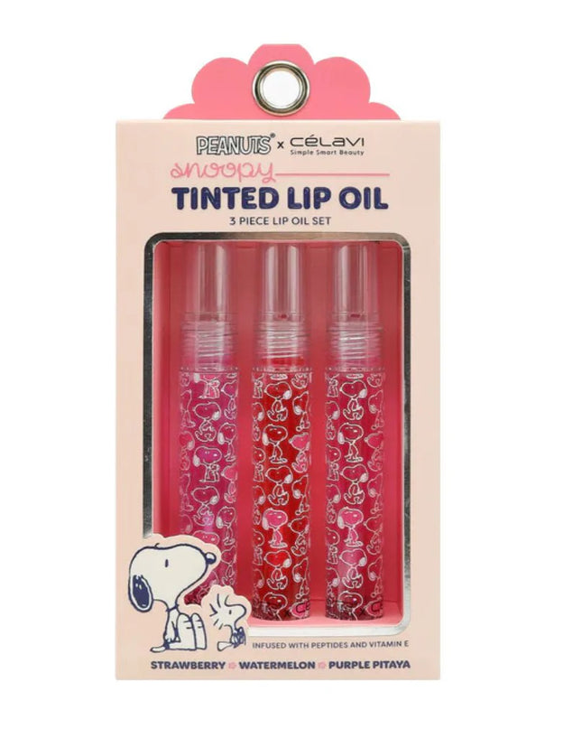 SNOOPY - Tinted Lip Oil 3pcs