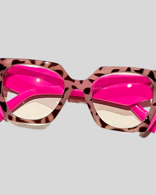 GAFAS GLAM - FUSCHIA & LEOPARDO GRUESA