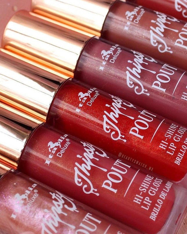 ITALIA DELUXE - THIRSTY POUT / POUT HI-SHINE GLOSS
