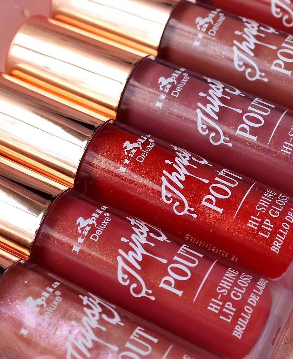 ITALIA DELUXE - THIRSTY POUT / POUT HI-SHINE GLOSS