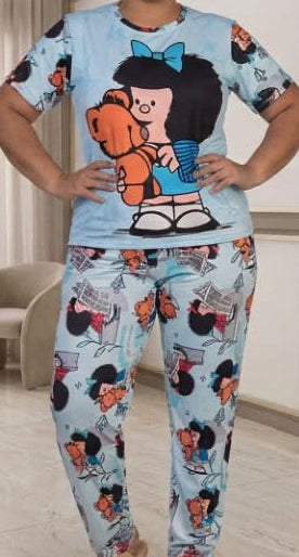 PIJAMA - MAFALDA PANTALÓN LARGO 🧸💙