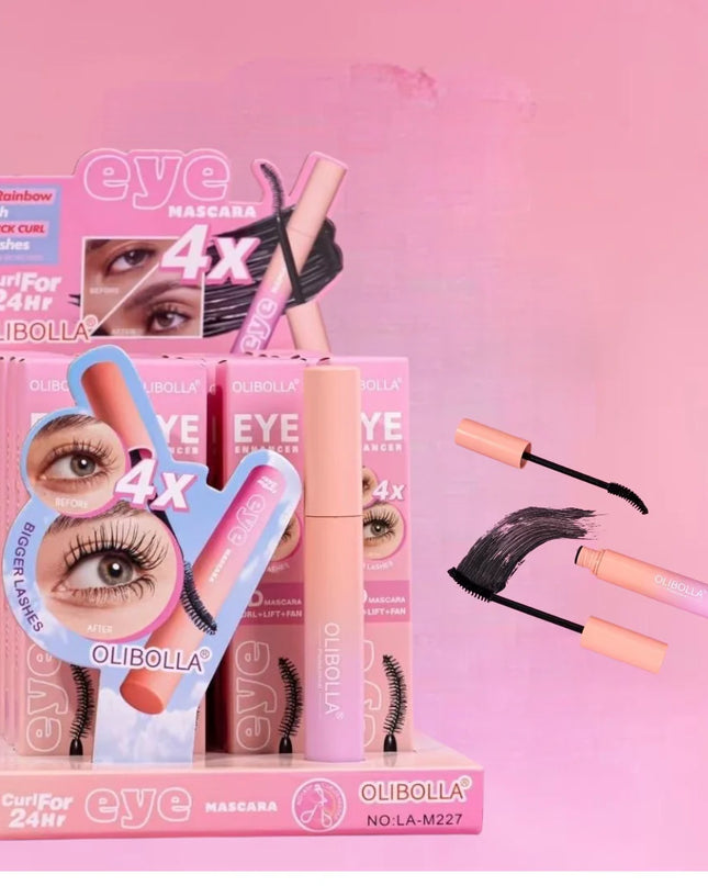 GIRLY’s - 3D MASCARA 4x (Curl, Lift & Fan) 24Hrs (Black) 🧡💜