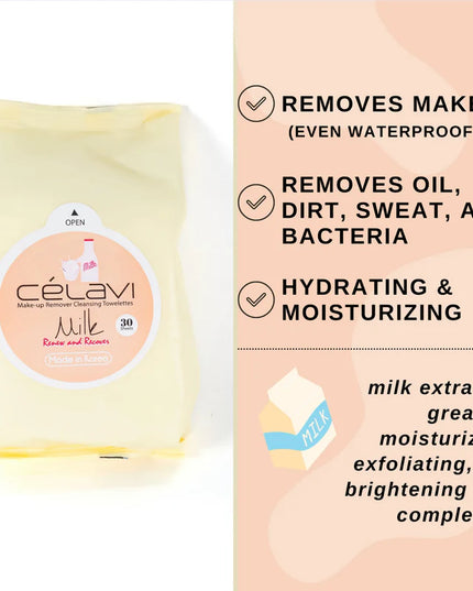 CELAVI - Makeup Remover 30Wipes
