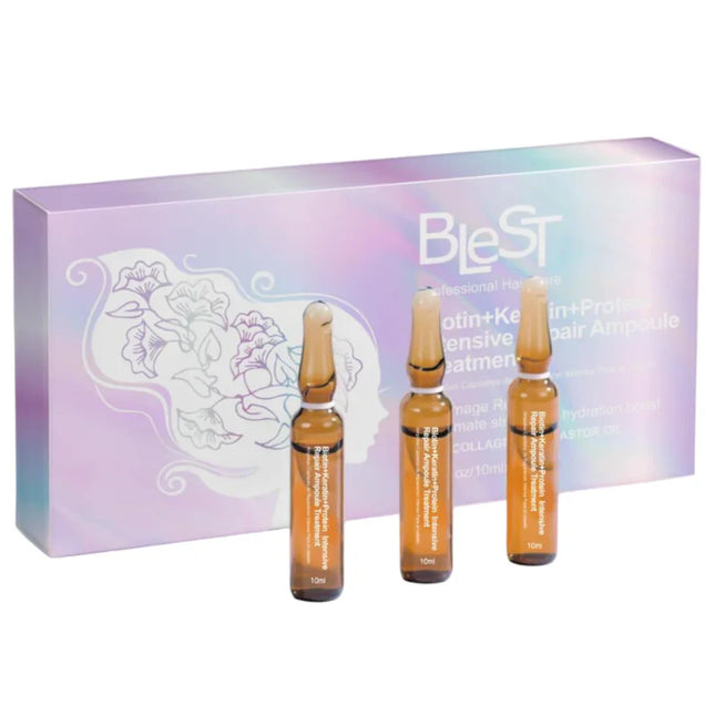 BLEST - BIOTIN + KERATIN + PROTEIN INTENSIVE REPAIR AMPOULE TREATMENT 10pc