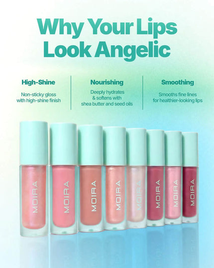 MOIRA - ANGEL LIPGLOSS SATIN CON ACEITE DE STRAWBERRY