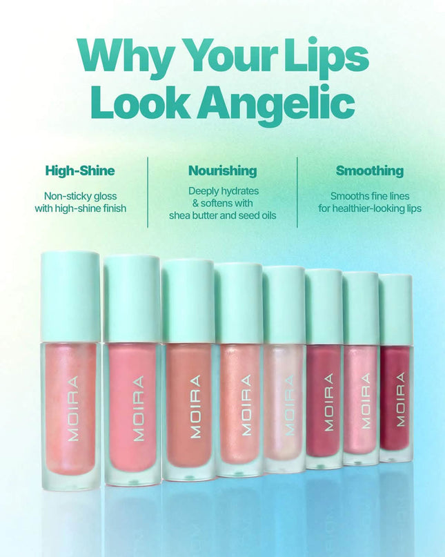 MOIRA - ANGEL LIPGLOSS SATIN CON ACEITE DE STRAWBERRY