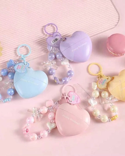 Hand Cream Heart with Keychain 💛💜🩷💙