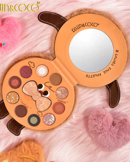 KEVIN & COCO - Paleta de Sombras con Iluminador 🍪