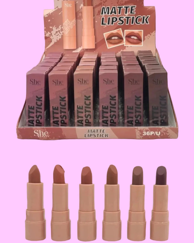 S.HE - Matte Lipstick (Brown)