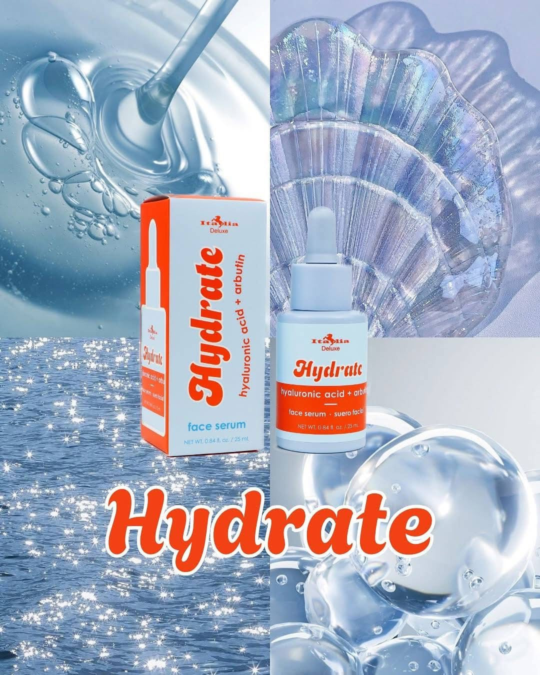 ITALIA DELUXE - Hydrate (Hyaluronic Acid + Arbutin) Face Serum