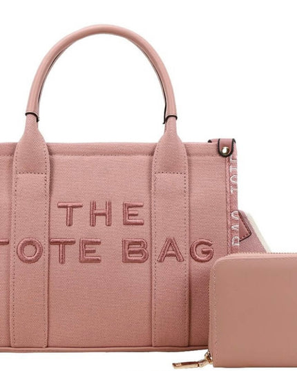 THE TOTE BAG WITH WALLET / INSPIRED BY MARC JACO-BS (PINK) - SIZE MEDIUM