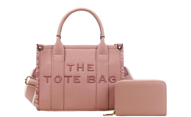 THE TOTE BAG WITH WALLET / INSPIRED BY MARC JACO-BS (PINK) - SIZE MEDIUM