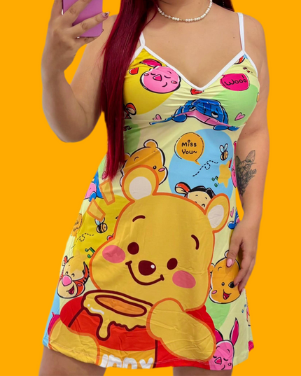 PIJAMA - BABIES POOH & AMIGOS BATA 🍯💛