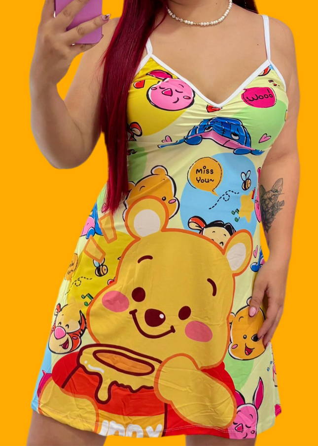 PIJAMA - BABIES POOH & AMIGOS BATA 🍯💛