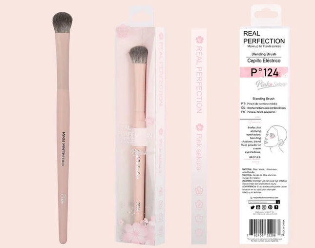 BROCHA PARA POLVOS, CONCEALER, SOMBRAS, (ÁREA DE OJOS) #P124
