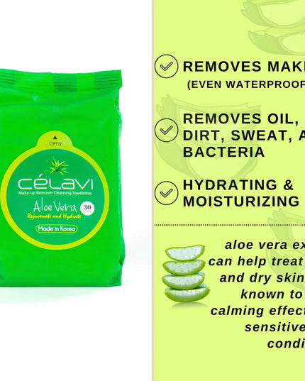 CELAVI - Makeup Remover 30Wipes