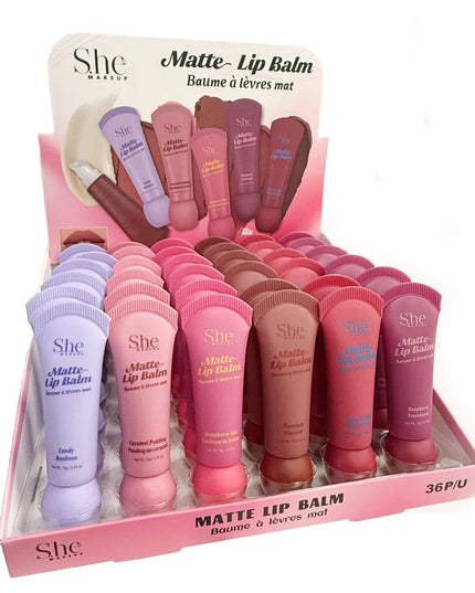 S.HE - MATTE LIP BALM MATTE ALTA PIGMENTACIÓN 💄
