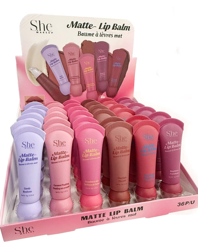 S.HE - MATTE LIP BALM MATTE ALTA PIGMENTACIÓN 💄