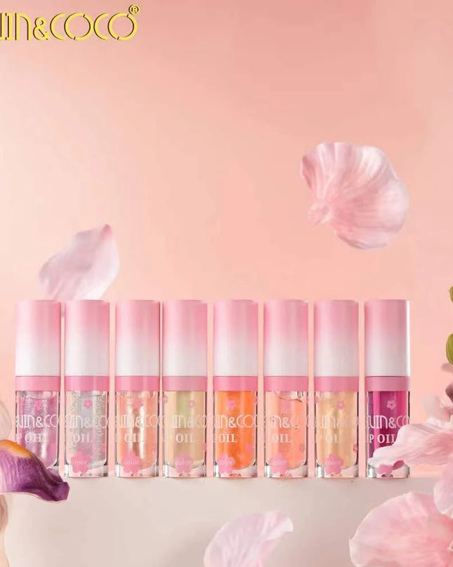 KEVIN & COCO - Set of 4pc Lip Oil & Gloss Metal Case