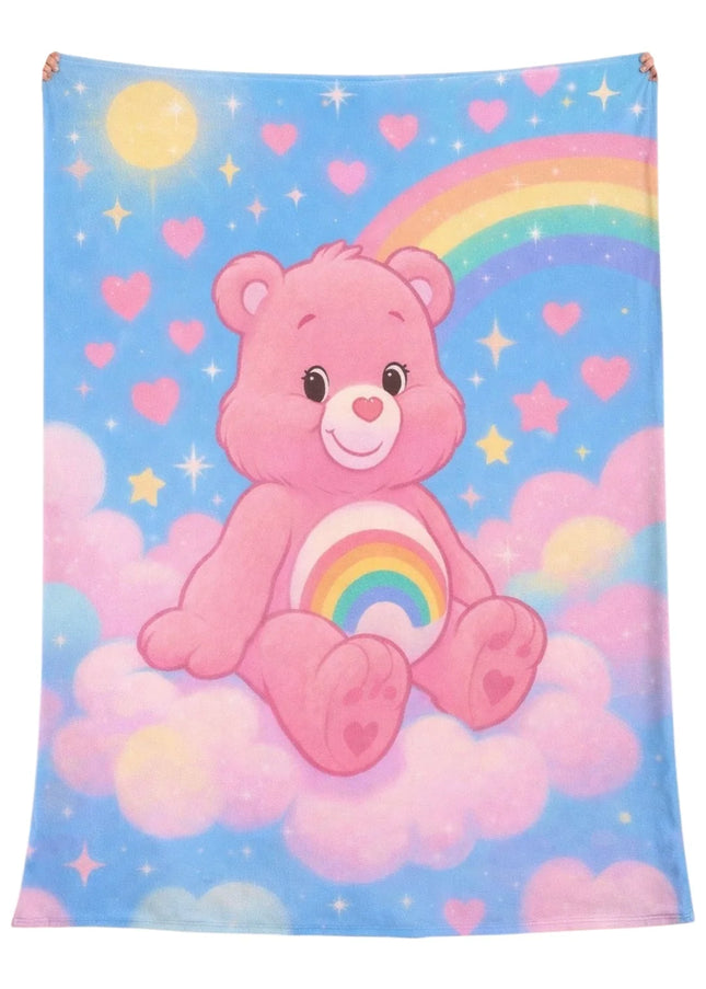 SÁBANA - OSITO CARIÑOSO ALEGROSITA PINK SUAVE 140x100 (CM) 🧸🩷☁️