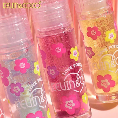 KEVIN & COCO - Love Potion Bloom Lip Oil 🌸💖