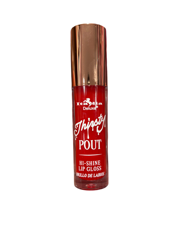 ITALIA DELUXE - THIRSTY POUT / POUT HI-SHINE GLOSS