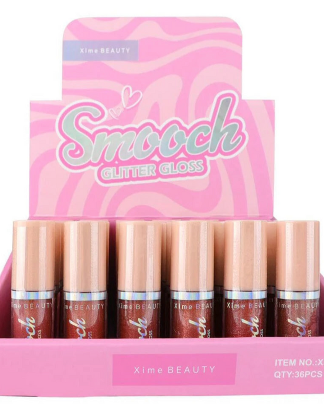 XIME BEAUTY - Smooch Glitter Gloss (Brown)