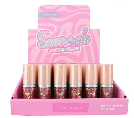 XIME BEAUTY - Smooch Glitter Gloss (Brown)