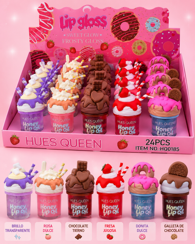 GIRLY’s - Lip Gloss Ice Cream (Tamaño Small) 🍦