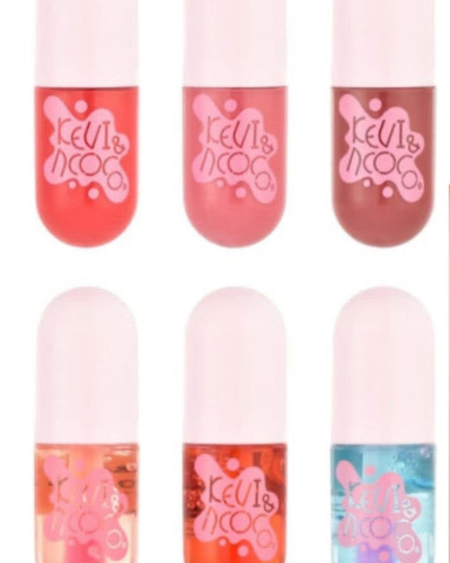 KEVIN & COCO - Glass of 6 Capsules Lipgloss