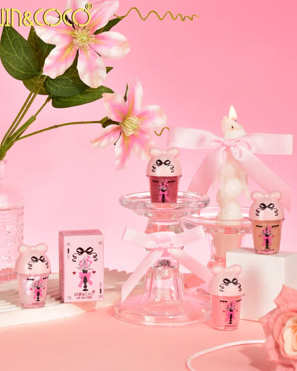 KEVIN & COCO - 🎀Lipgloss  Coquette🎀 with Small Glitter