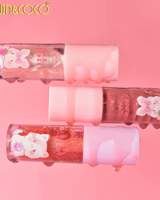 KEVIN & COCO - Fruit Bear Lipgloss Set 2pc 🐻🍓