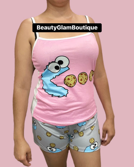 PIJAMA - COOKIES PANTALÓN CORTO
