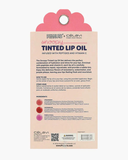 SNOOPY - Smoothing Lip Oil Set 3pc (Limited Edition)