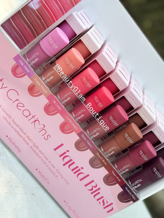 BEAUTY CREATIONS - Blush Líquidos Infusidos con Vit. E