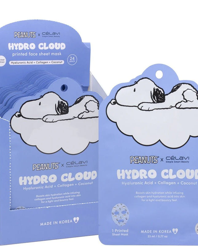 SNOOPY - Mask Hydro Cloud
(Hyaluronic Acid + Collagen + Coconut) 🥥 💦