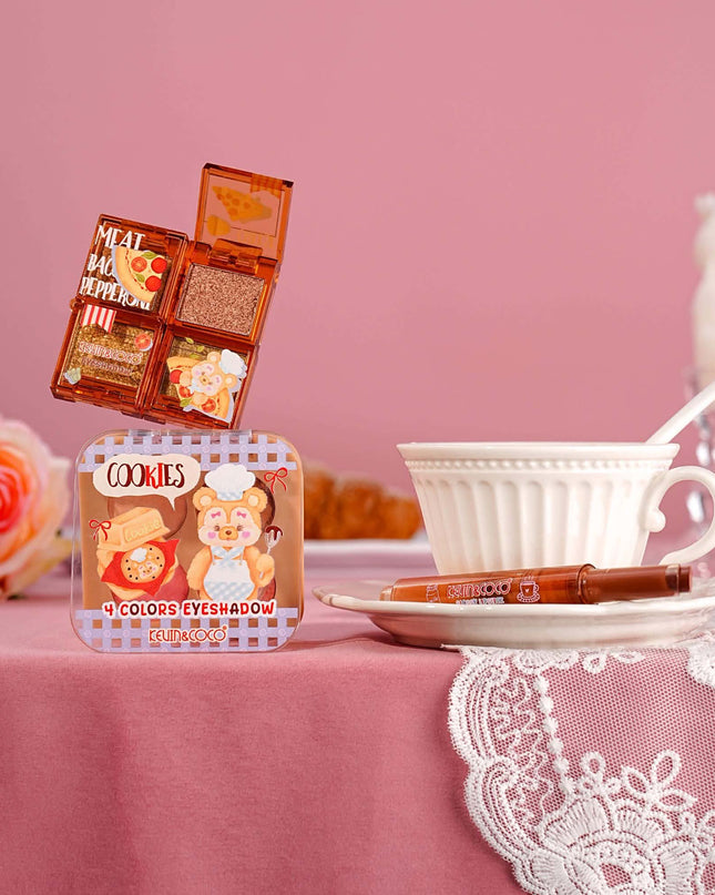 KEVIN AND COCO - BEAR CAFÉ MAKEUP BOX BEAR 🧸☕️
