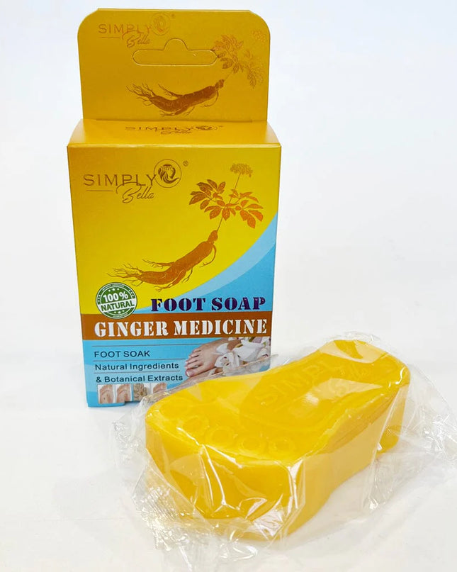 SIMPLY BELLA - Jabón para los Pies Medicinal Ginger 🫚🦶